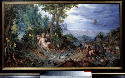 De vier elementen: Water door Jan the Elder Brueghel