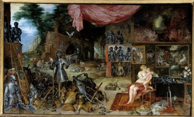 Raak hem aan. Allegorie van de vijf zintuigen door Jan the Elder Brueghel