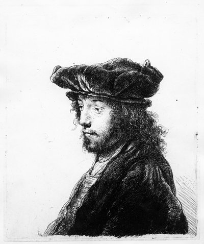 Een Oriëntaals Hoofd, geëtst door Rembrandt, c.1635 door Jan the Elder Lievens