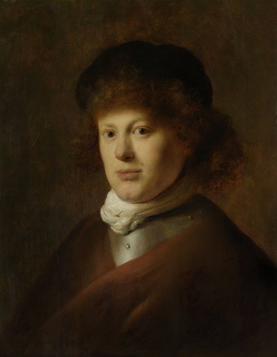 Portret van Rembrandt Harmensz van Rijn, 1628 door Jan the Elder Lievens