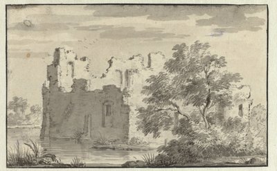 Ruïne van Huis te Foreest of Oosterwijk door Jan van Aken (attributed to)