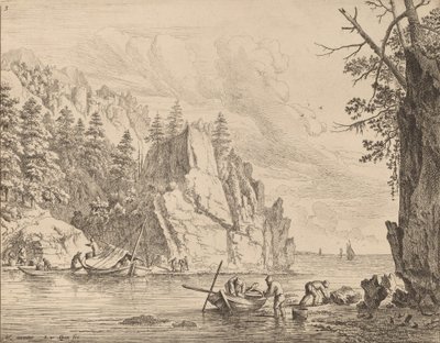 Uitzicht op de Rijn door Jan van Aken