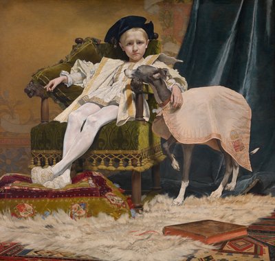 De Keizer Karel V als Kind door Jan van Beers