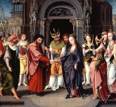 Het Huwelijk van de Maagd door Jan van Dornicke