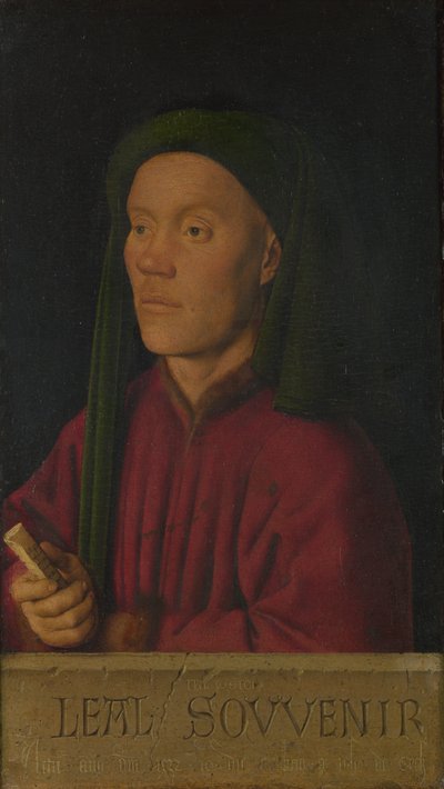 Léal Souvenir Loyale Herinnering, 1432 door Jan van Eyck