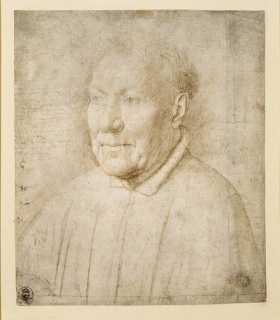 Portret van Kardinaal Niccolò Albergati door Jan van Eyck