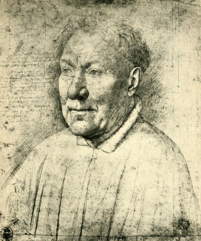 Portret van kardinaal Niccolò Albergati door Jan van Eyck