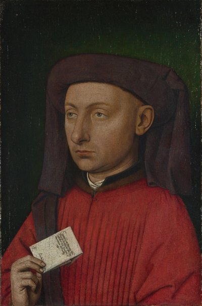 Portret van Marco Barbarigo, ca. 1449-50 door Jan van Eyck