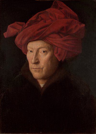 Portret van een Man door Jan van Eyck