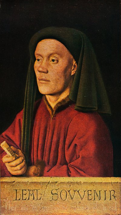 Portret van een Man Léal Souvenir, 1432 door Jan van Eyck