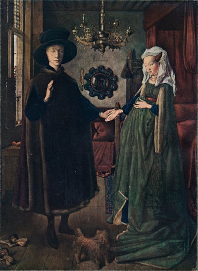 Het Arnolfini Portret, 1434, 1904 door Jan van Eyck