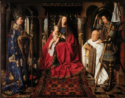 Maagd en kind met kanunnik van der Paele door Jan van Eyck