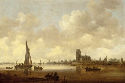View of Dordrecht door Jan van Goyen