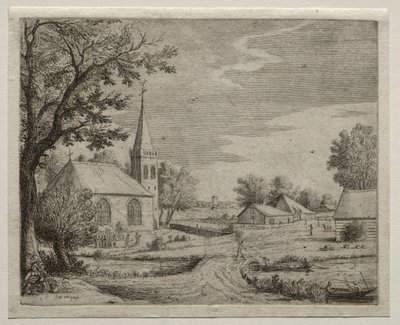 Dorpkerk door Jan van Goyen