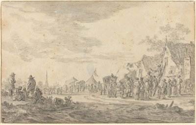 Dorpskermis door Jan van Goyen
