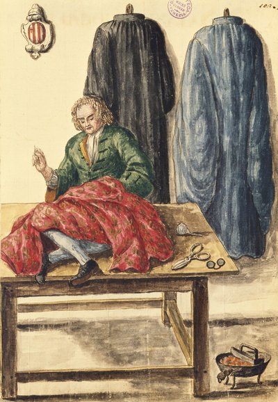 Een Venetiaanse kleermaker door Jan van Grevenbroeck