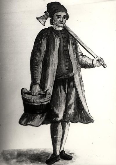Een Arbeider van het Venetiaanse Arsenaal door Jan van Grevenbroeck