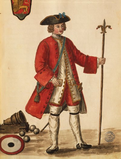 Bombista van Venetiaanse schepen door Jan van Grevenbroeck