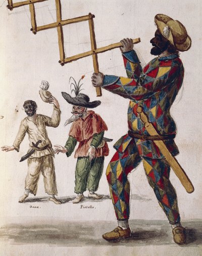 Harlekijn, Commedia dell
