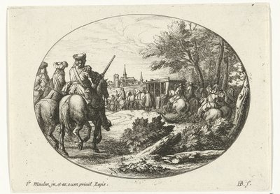 Belegering van een stad door Jan van Huchtenburg