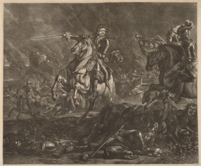 Een generaal te paard (Karel van Lotharingen) door Jan van Huchtenburgh