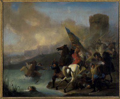Slagveld door Jan van Huchtenburgh