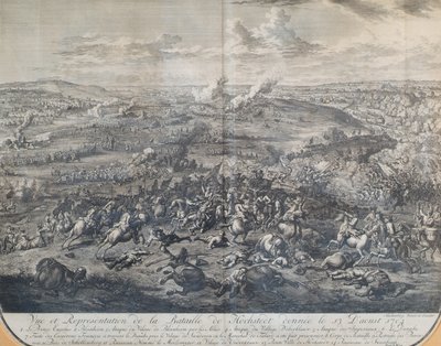 De Slag bij Höchstädt op 13 augustus 1704 door Jan van Huchtenburgh