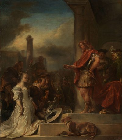 De Matigheid van Scipio door Jan van  Noordt