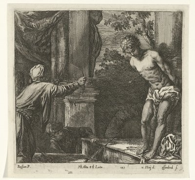 Martelaarschap van de Heilige Sebastiaan door Jan van Ossenbeeck