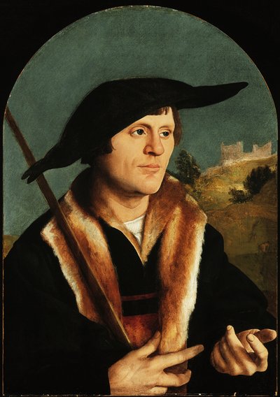 Een pelgrim door Jan van Scorel
