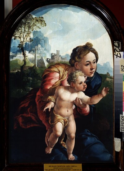 De Maagd en het Kind door Jan van Scorel