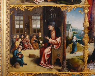 Sint-Augustinus altaar door Jan van Scorel