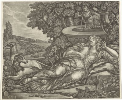 Slapende Diana door Jan van Somer (possibly)