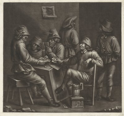Kaartspelers door Jan van Somer
