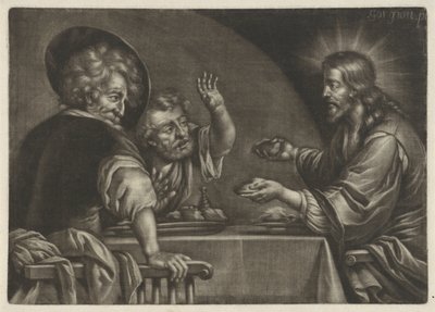 Maaltijd te Emmaüs door Jan van Somer