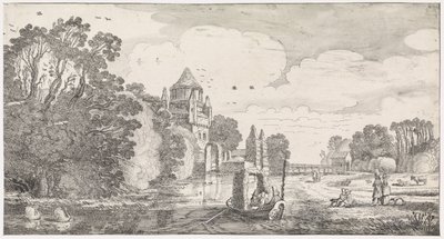 Kleine Houtpoort te Haarlem door Jan van de Velde (II)