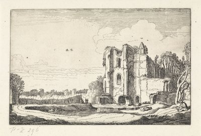 Ruïne van kasteel Brederode door Jan van de Velde (II)