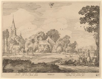 April door Jan van de Velde II