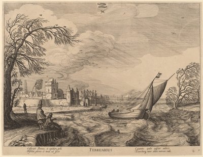 Februari door Jan van de Velde II