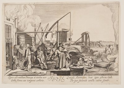 Vuur, uit De vier elementen door Jan van de Velde II