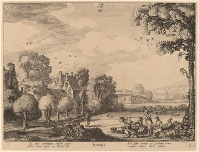 Juni door Jan van de Velde II