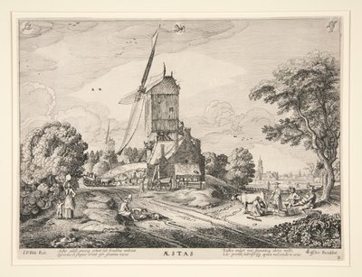Zomer, uit een serie van de vier seizoenen door Jan van de Velde II