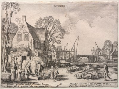 De Twaalf Maanden: November door Jan van de Velde II