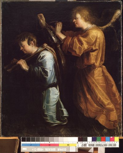 Tobias en de engel door Jan van de Venne