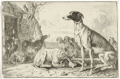 Hondenkennel door Jan van den Hecke