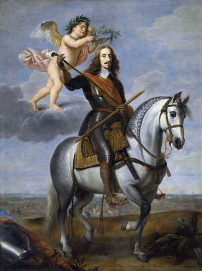 Ruiterportret van aartshertog Leopold Willem van Oostenrijk door Jan van den Hoecke