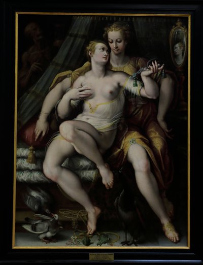 IJdelheid, matigheid en dood door Jan van der (1523 1605) Straet