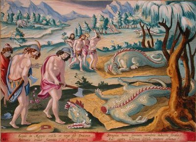 Krokodillen onthoofden, plaat 46 uit 