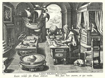 Lapis Polaris Magnes door Jan van der Straet