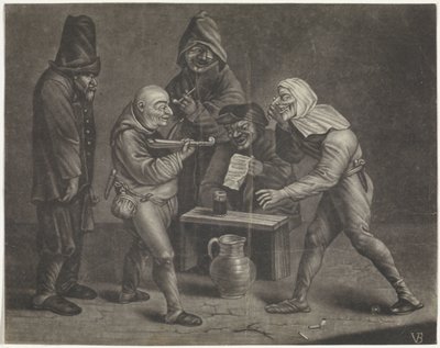 Vijf dwazen door Jan van der Bruggen